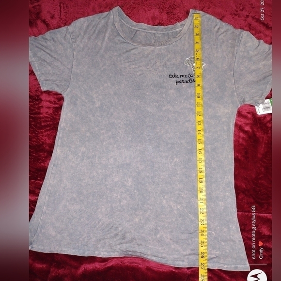 TRUE Vintage take‎ me to Paradise print top - Picture 8 of 8